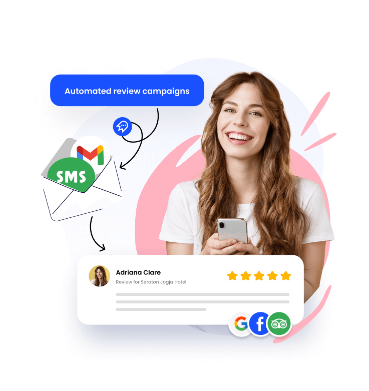 Get more reviews using Cloutly review campaigns